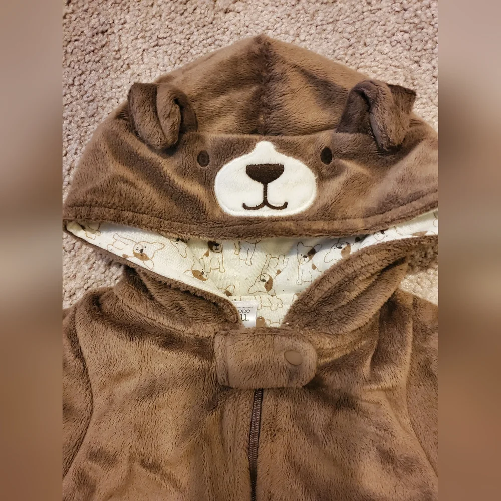 Carter's Brown Bear One Piece - Picture 4 of 5